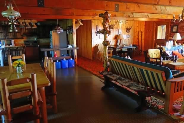 Cabin in Wyoming inside