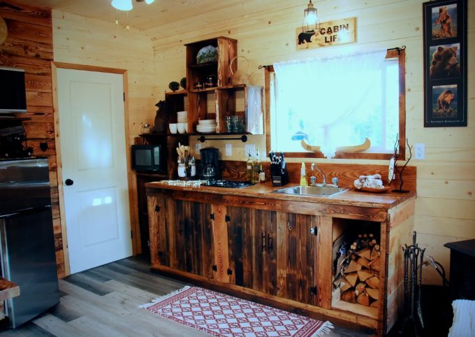 Mountain cabin kitchen