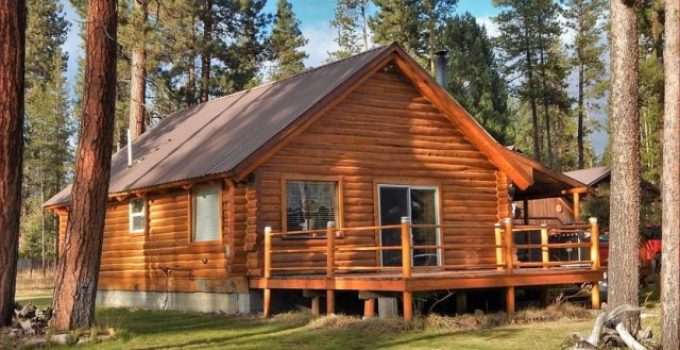 Montana log cabin