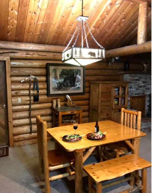 Mountain log cabin