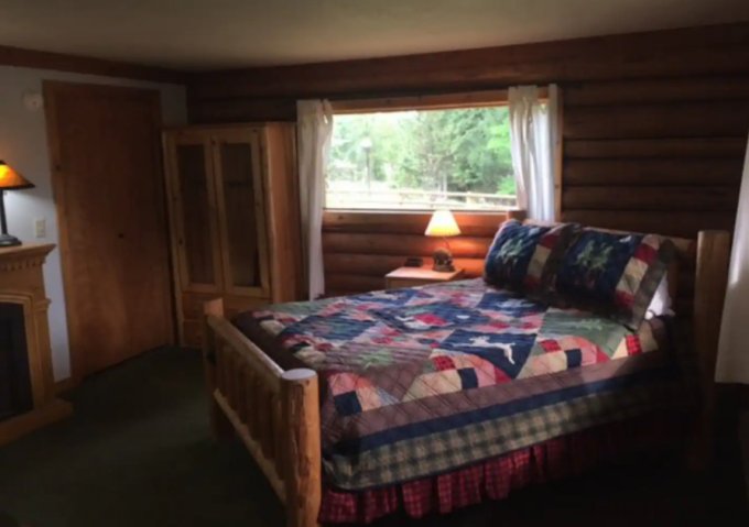 Mountain log cabin