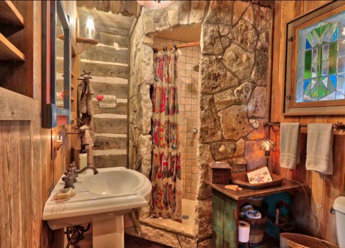 Country log cabin